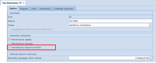 Definicja dokumentu TAX FREE