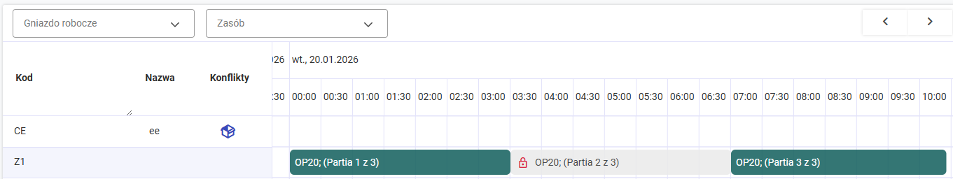 Zablokowanie jednej partii