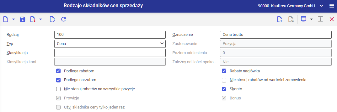 Rodzaje Składników Cen Sprzedaży Baza Wiedzy Comarch Erp Enterprise 64 5811