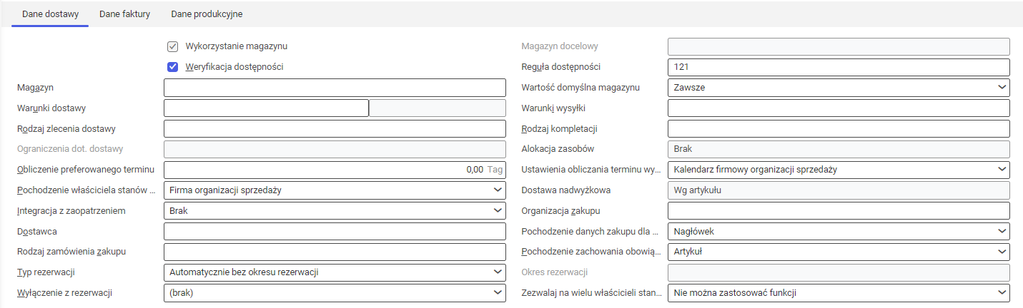 Rodzaje Zamówień Sprzedaży Baza Wiedzy Comarch Erp Enterprise 63 1700