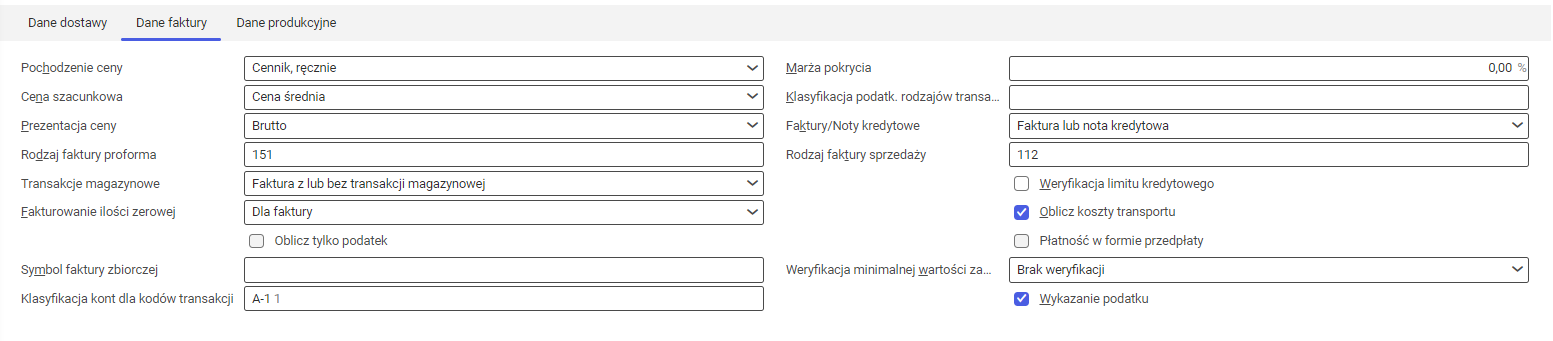 Rodzaje Zamówień Sprzedaży Baza Wiedzy Comarch Erp Enterprise 63 2697