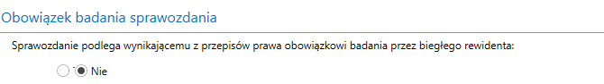 Obowiązek badania sprawozdania