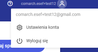 Ustawienia konta