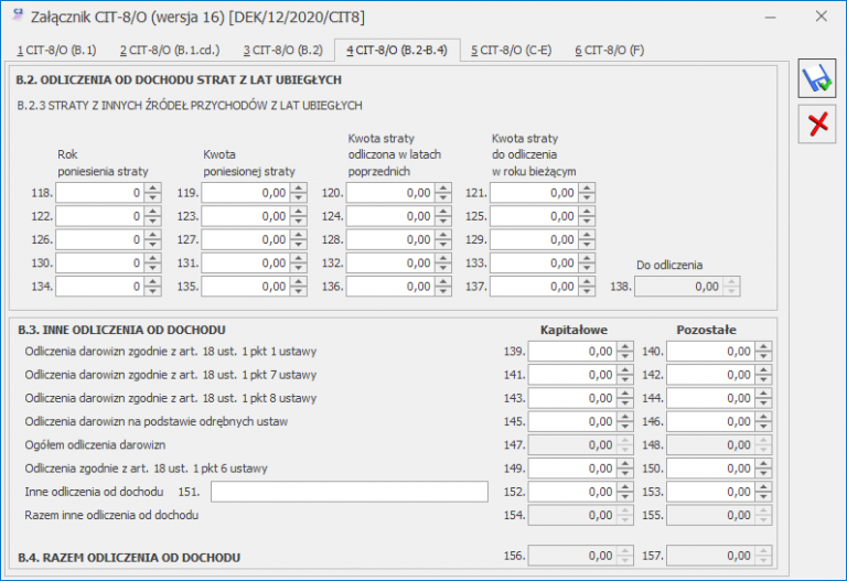 Rozliczenie Roczne CIT-8 – Baza Wiedzy Programu Comarch ERP Optima