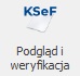 Przycisk Podgląd i weryfikacja w grupie KSeF na wstążce