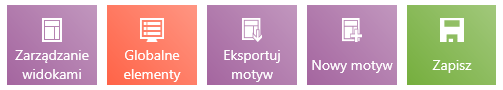 Przyciski u dołu okna Konfiguracja interfejsu