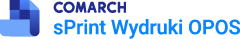 Baza Wiedzy programu  Comarch sPrint Wydruki OPOS