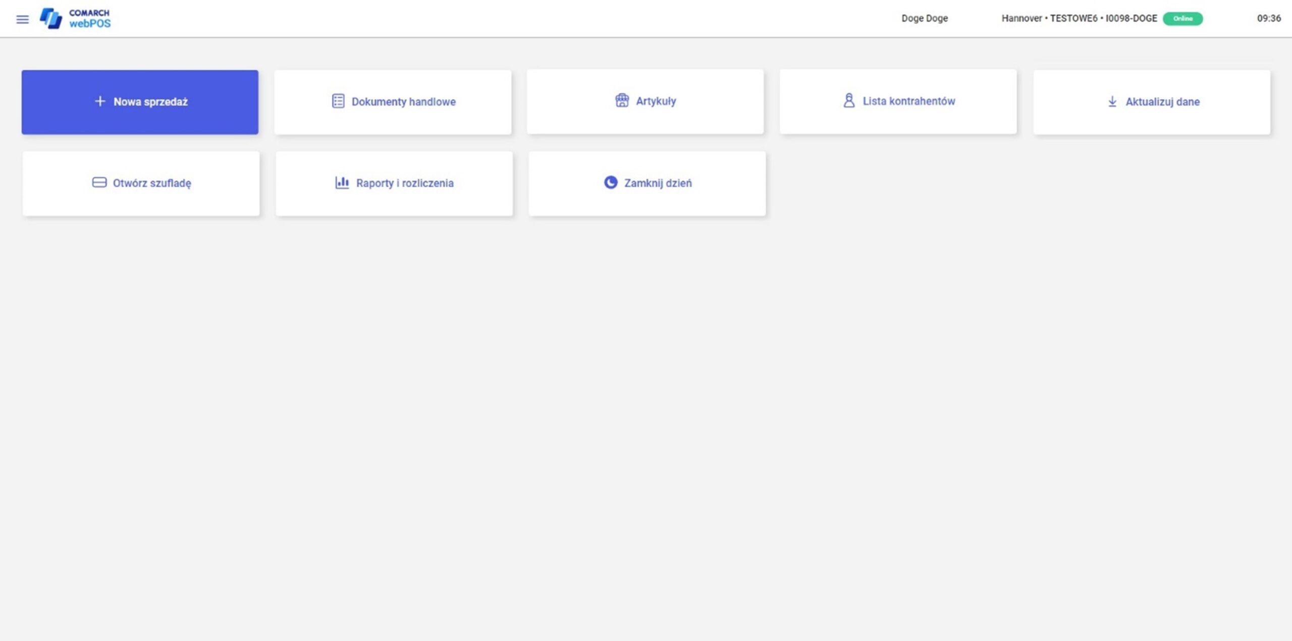 Comarch webPOS standard