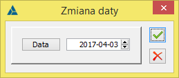 zmiana daty