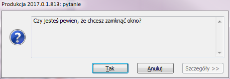 Analiza produktu – zamykanie okna
