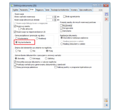 Nowa opcja ustalania typu daty dla ceny i promocji na definicji zamówienia