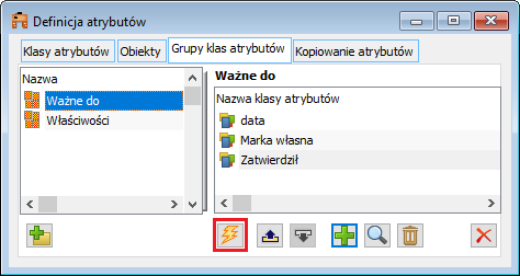 Przypisywanie uprawnień do atrybutów na podstawie grup.