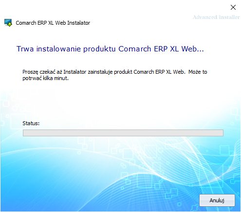 Instalacja programu Comarch ERP XL Web