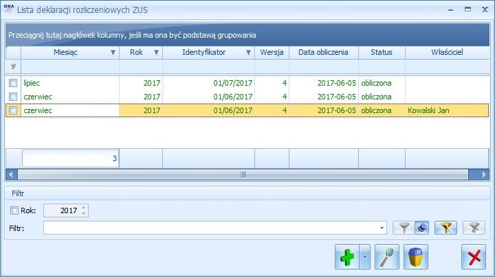 Deklaracje Zus Rozliczeniowe Baza Wiedzy Comarch Erp Xl Hr 2053