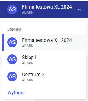 Wylogowanie się z programu