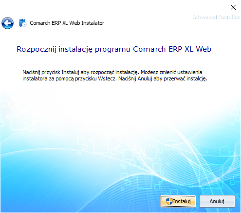 Instalacja programu Comarch ERP XL Web