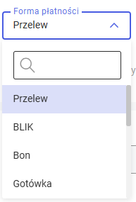 Zmiana formy płatności