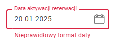 Walidacja poprawności formatu daty