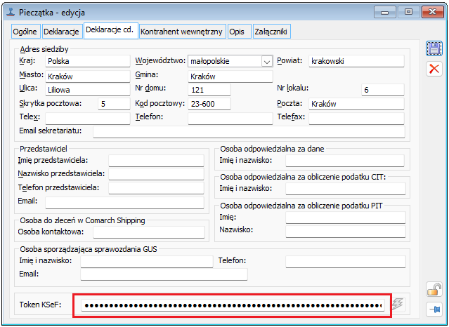 Szyfrowanie tokena KSeF