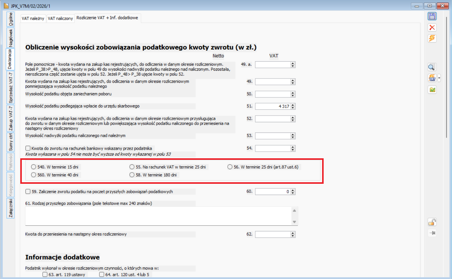 JPK_V7M(3) – część deklaratywna