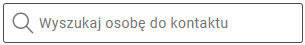 Okno szukania osób do kontaktu