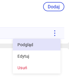 Operacje na zgodach RODO dostępne pod trzykropkiem