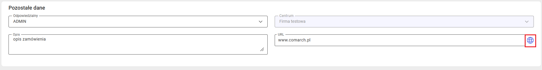 Aktywny przycisk URL