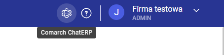 Przycisk do uruchomienia Comarch ChatERP