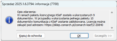 Pakiet KSeF wykorzystany w co najmniej 75%
