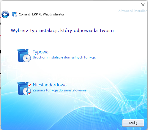 Wybór typu instalacji