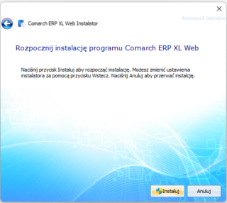 Uruchomienie instalacji