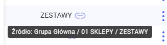 Informacja o źródle powiązania
